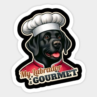 Chef Labrador Retriever Sticker